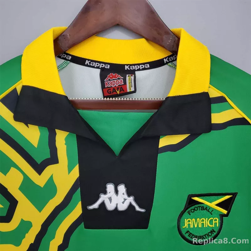 1998 Jamaica Away Soccer Retro Jersey - detail