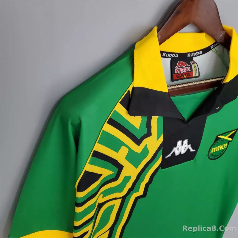 1998 Jamaica Away Soccer Retro Jersey - detail