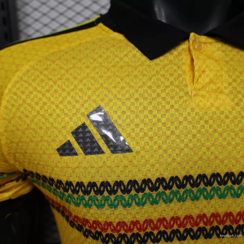 2026 Jamaica Home World Cup Soccer Jersey Player Version - detail