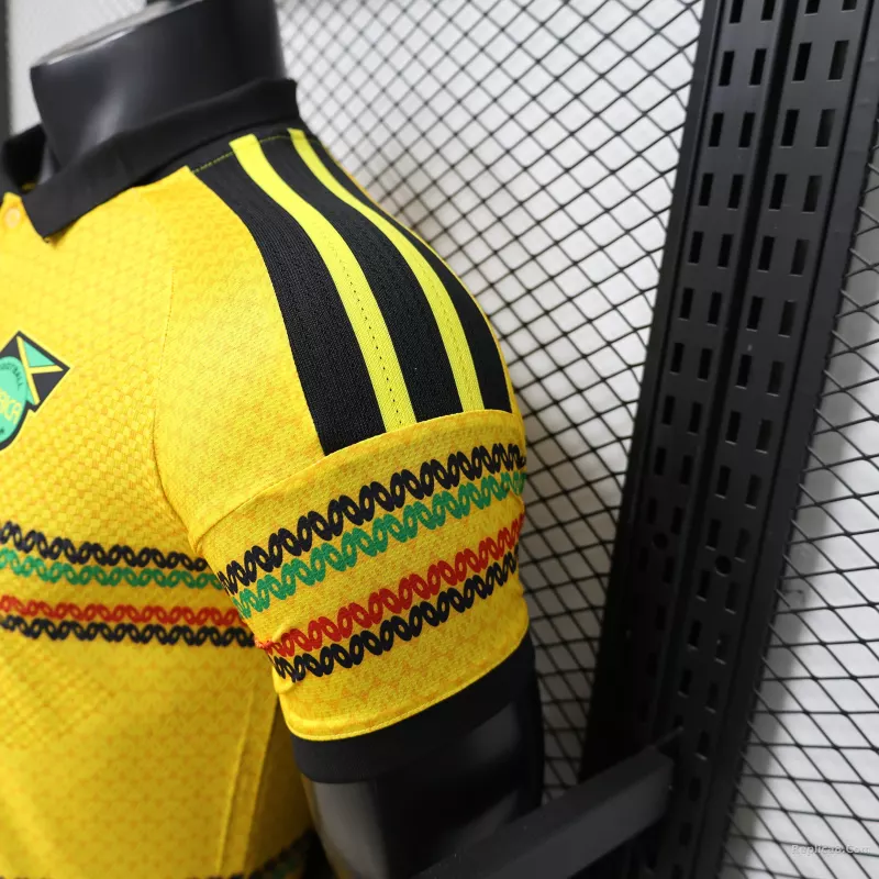 2026 Jamaica Home World Cup Soccer Jersey Player Version - detail