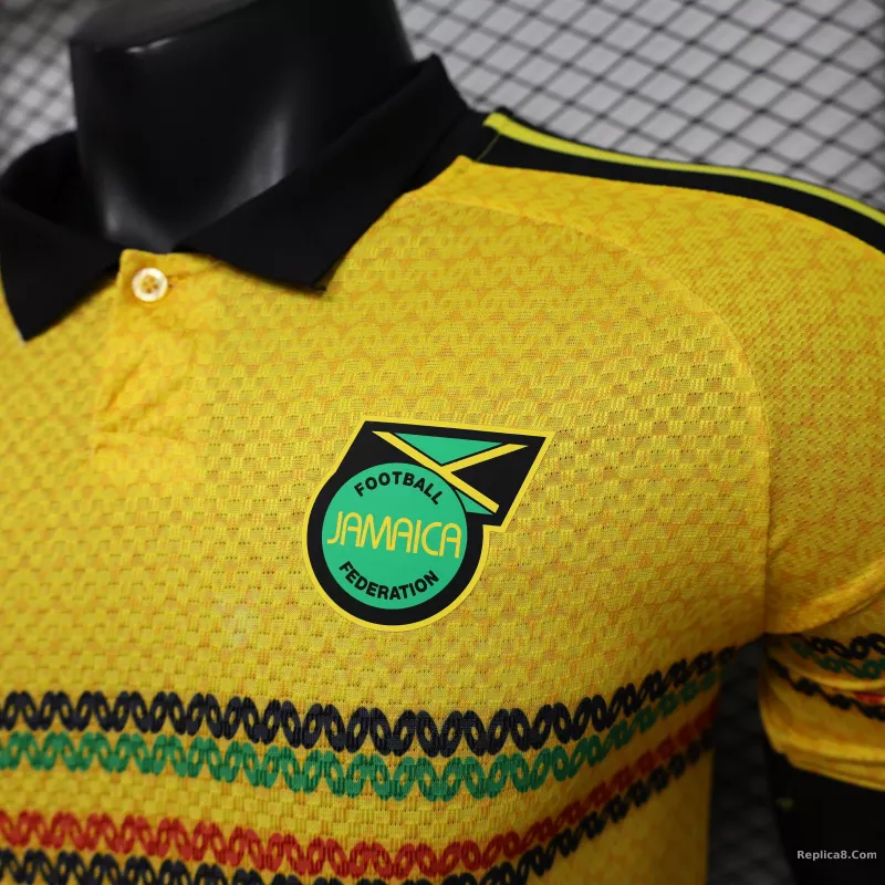 2026 Jamaica Home World Cup Soccer Jersey Player Version - detail