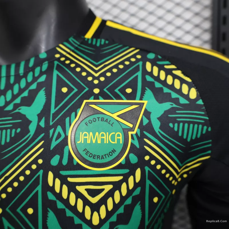 2024 Jamaica Away Soccer Jersey Player Version - detail