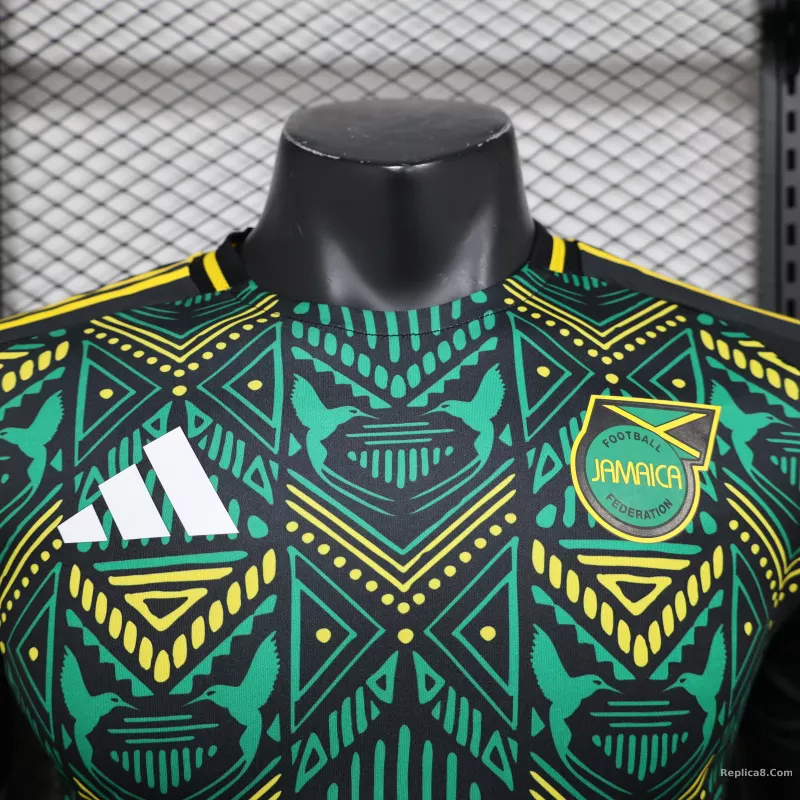2024 Jamaica Away Soccer Jersey Player Version - detail