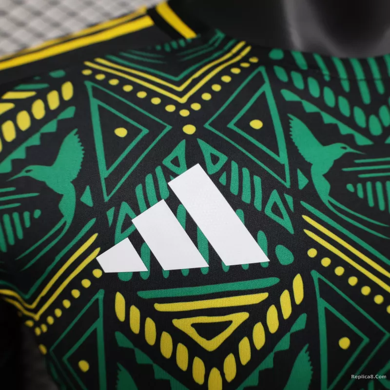 2024 Jamaica Away Soccer Jersey Player Version - detail
