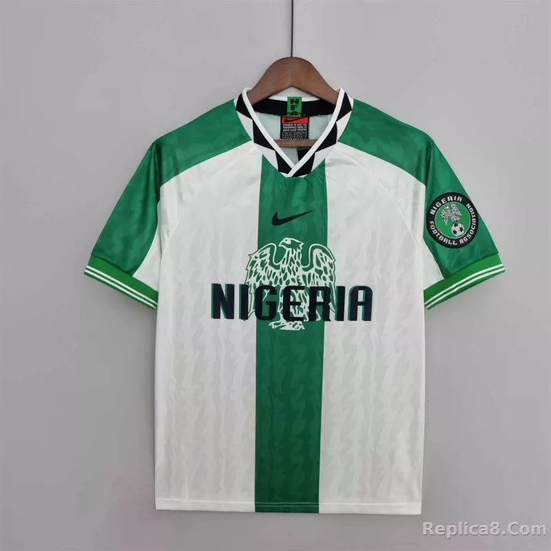 1996 Nigeria Away Soccer Retro Jersey