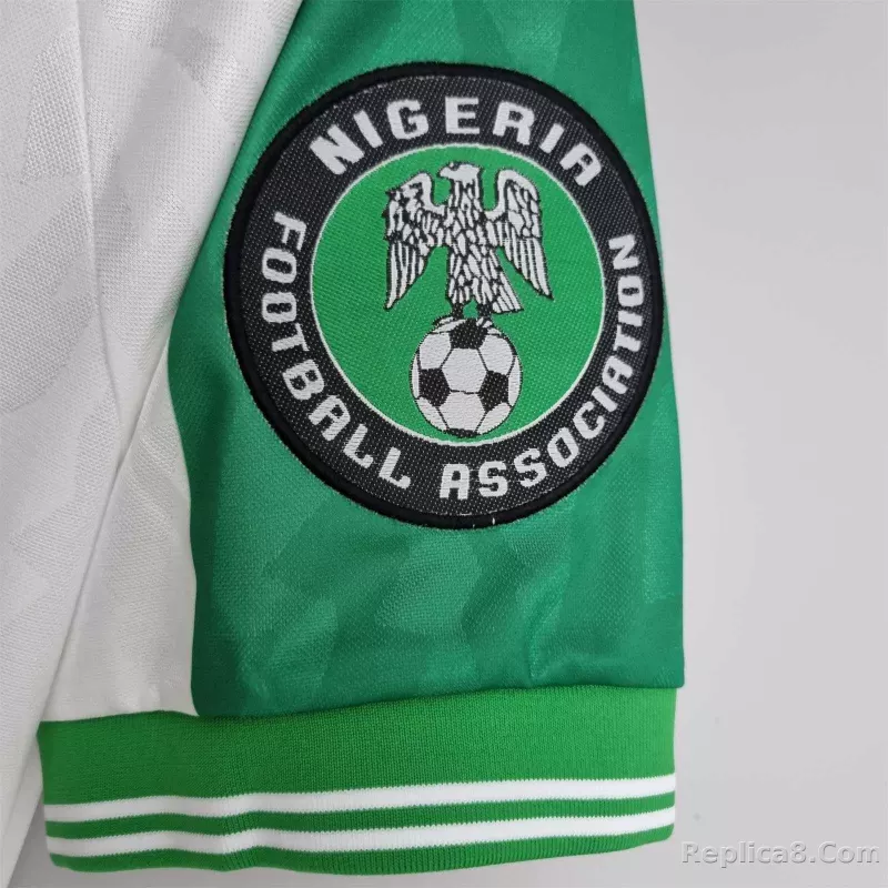 1996 Nigeria Away Soccer Retro Jersey - detail
