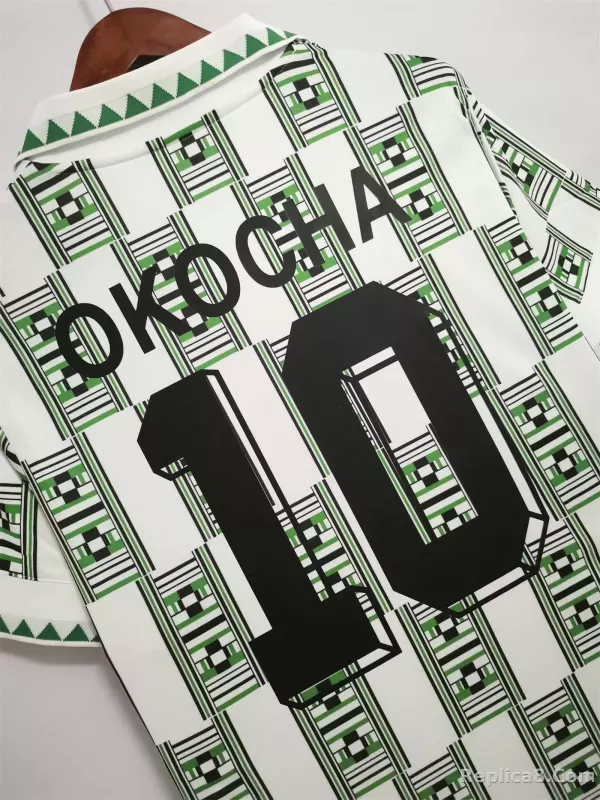 1994 Nigeria Home World Cup Retro Jersey - detail