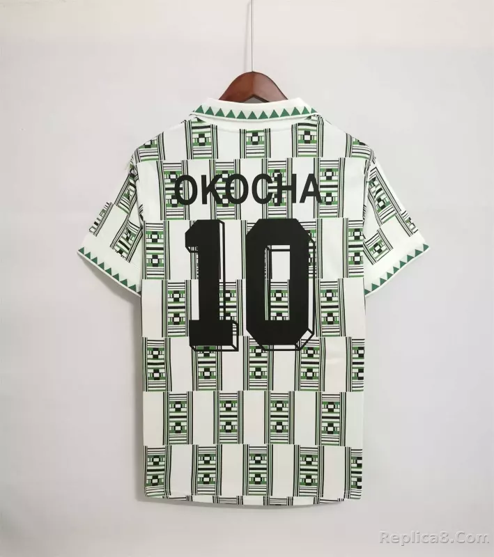 1994 Nigeria Home World Cup Retro Jersey - detail
