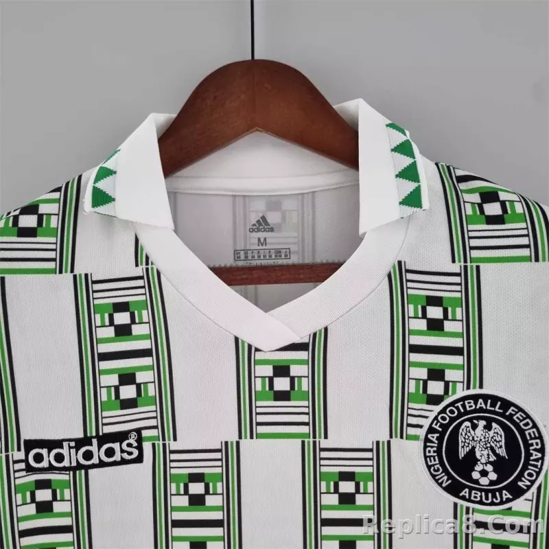 1994 Nigeria Home World Cup Retro Jersey - detail