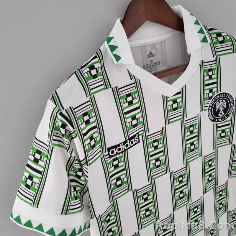 1994 Nigeria Home World Cup Retro Jersey - detail