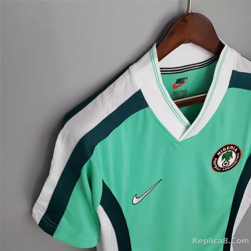 1998 Nigeria Home World Cup Retro Jersey - detail