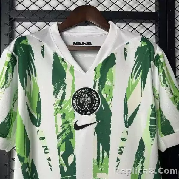 25-26 Nigeria Home Soccer Jersey - detail