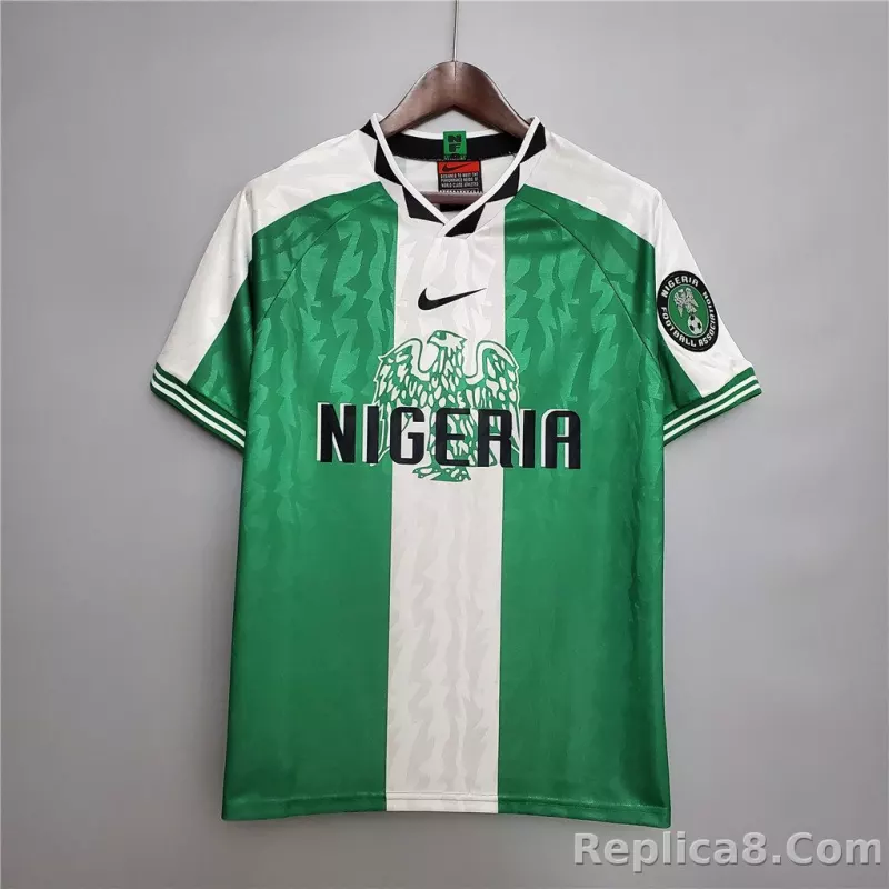 1996 Nigeria Home Soccer Retro Jersey