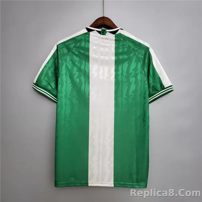 1996 Nigeria Home Soccer Retro Jersey - detail