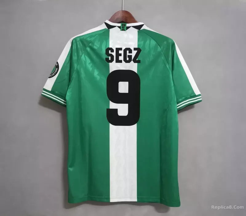 1996 Nigeria Home Soccer Retro Jersey - detail