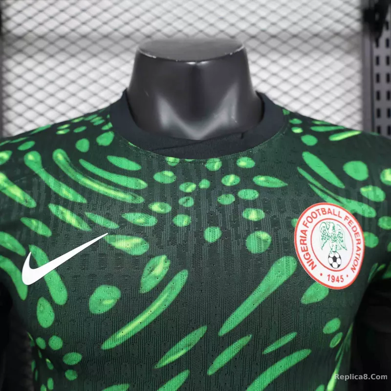 24-25 Nigeria Home Soccer Jersey Player Version - detail