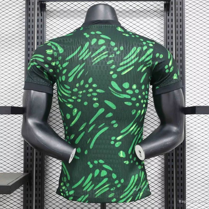 24-25 Nigeria Home Soccer Jersey Player Version - detail