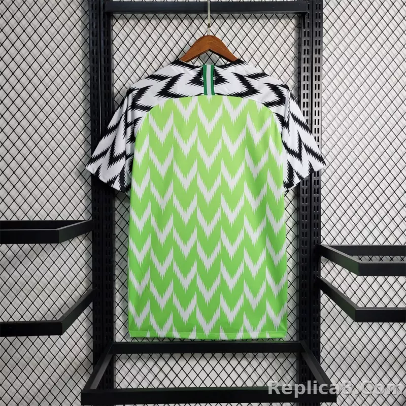2018 Nigeria Home World Cup Retro Soccer Jersey - detail