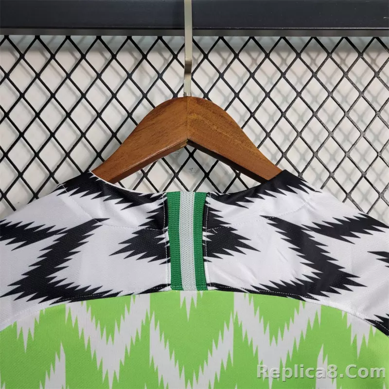 2018 Nigeria Home World Cup Retro Soccer Jersey - detail