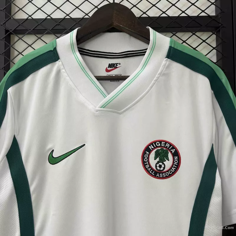 1998 Nigeria Away World Cup Retro Jersey - detail