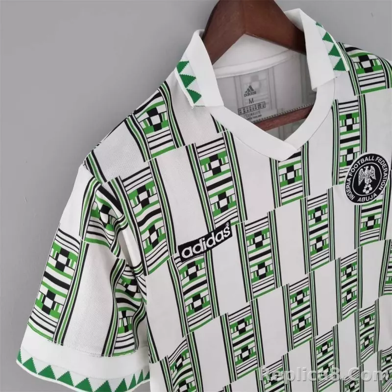 1994 Nigeria Away World Cup Retro Jersey - detail