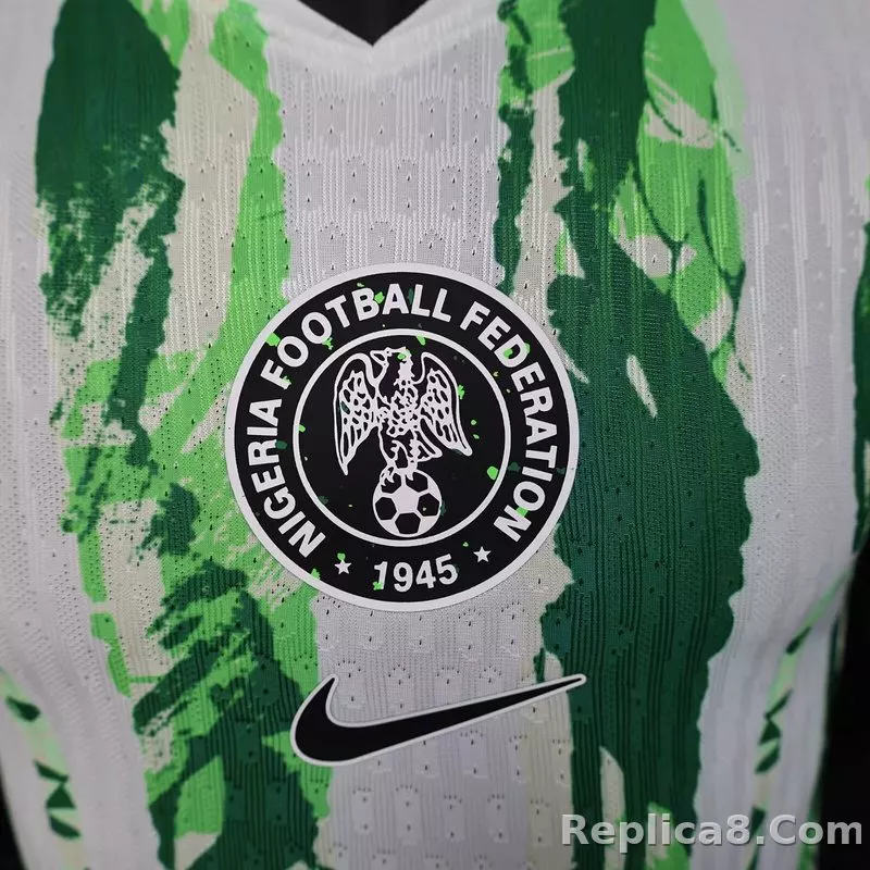 25-26 Nigeria Home Soccer Jersey Player Version - detail