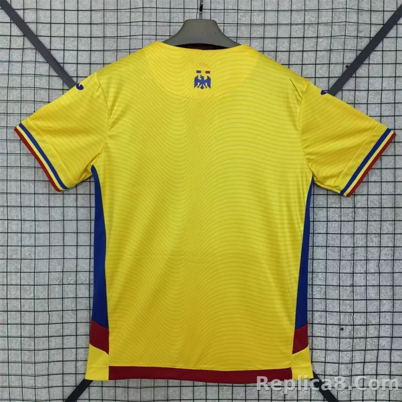25-26 Romania Home Football Jersey - detail
