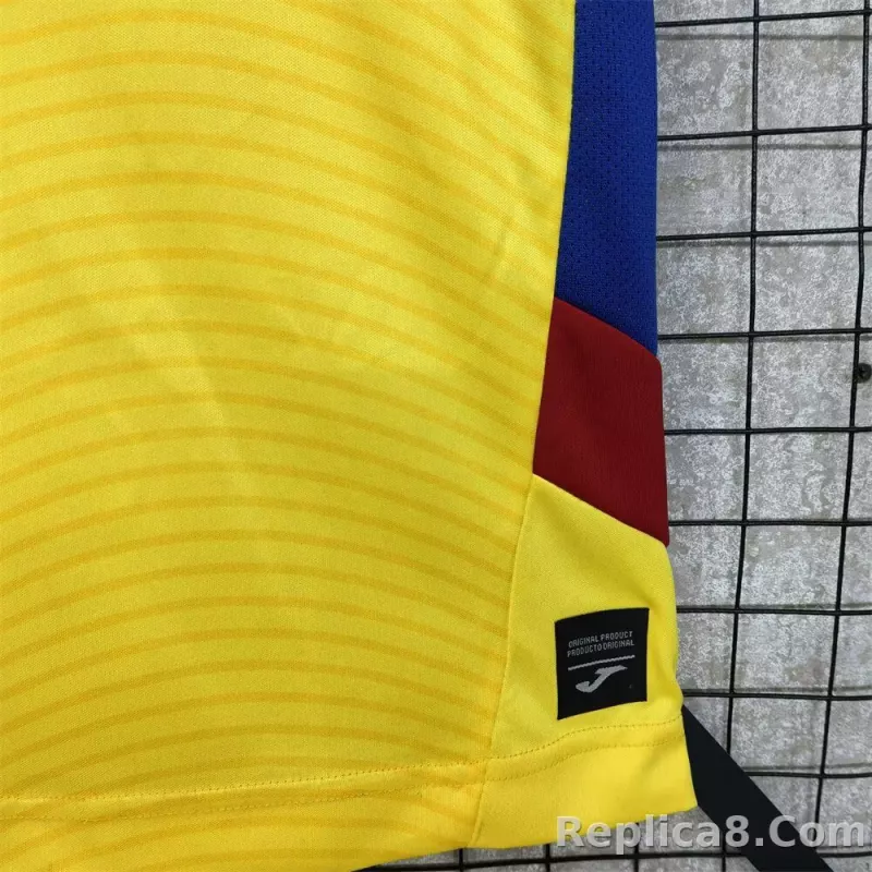 25-26 Romania Home Football Jersey - detail