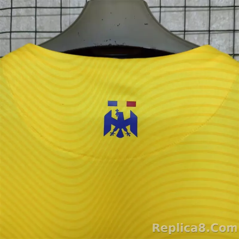 25-26 Romania Home Football Jersey - detail