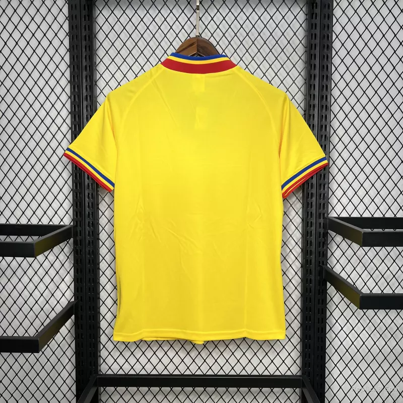1994 Romania Home Football Retro Jersey - detail