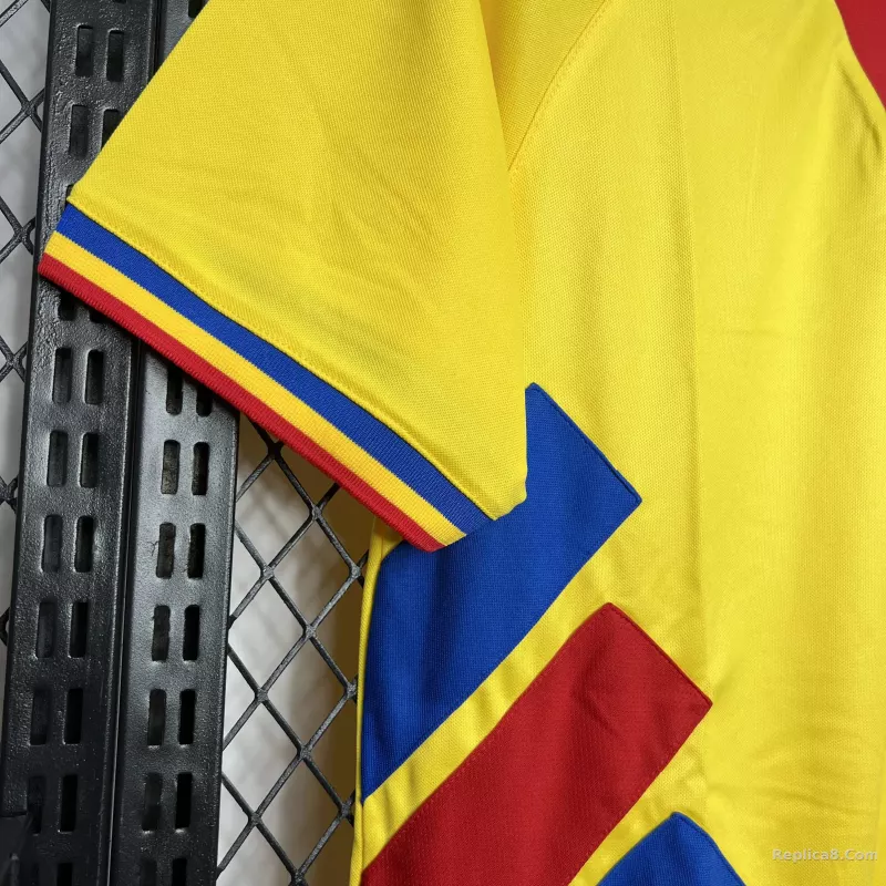 1994 Romania Home Football Retro Jersey - detail