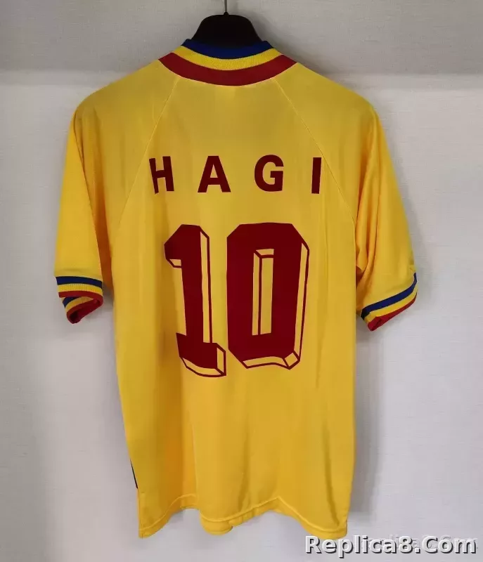 1994 Romania Home Football Retro Jersey - detail