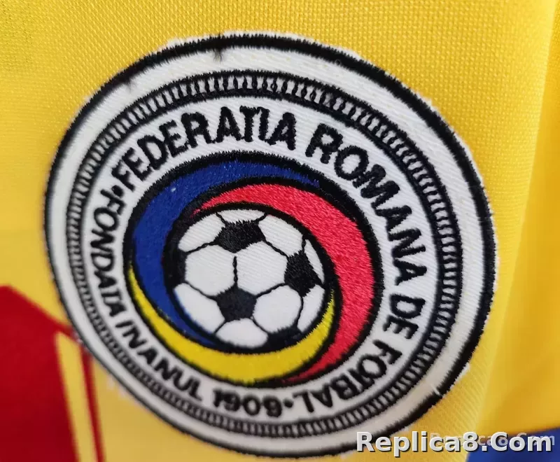 1994 Romania Home Football Retro Jersey - detail