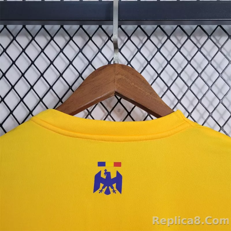 2024 Romania Euro Cup Home Football Jersey - detail