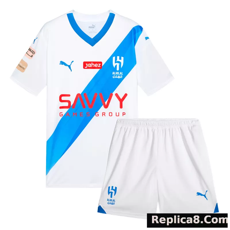 23-24 Al Hilal Saudi Away Kit  Jersey+Shorts