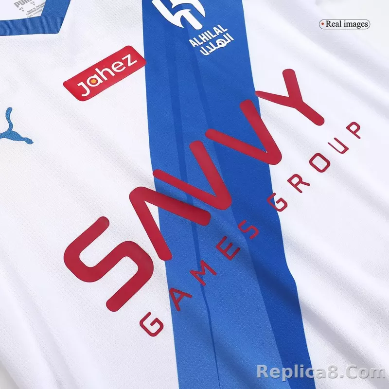 23-24 Al Hilal Saudi Away Kit  Jersey+Shorts - detail