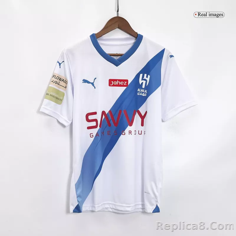 23-24 Al Hilal Saudi Away Kit  Jersey+Shorts - detail