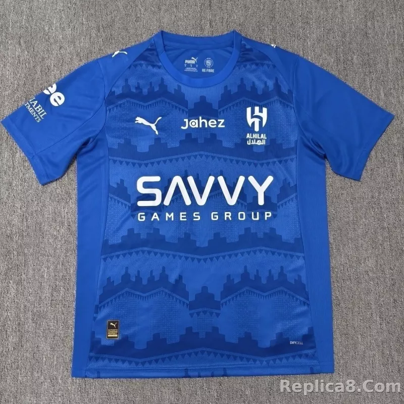 25-26 Al Hilal Saudi Home Soccer Jersey