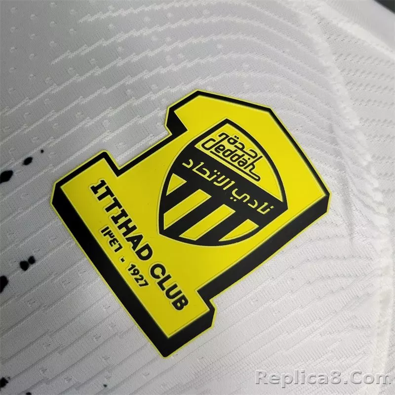 23-24 Al-Ittihad(Jeddah United) Away Jersey Player Version - detail