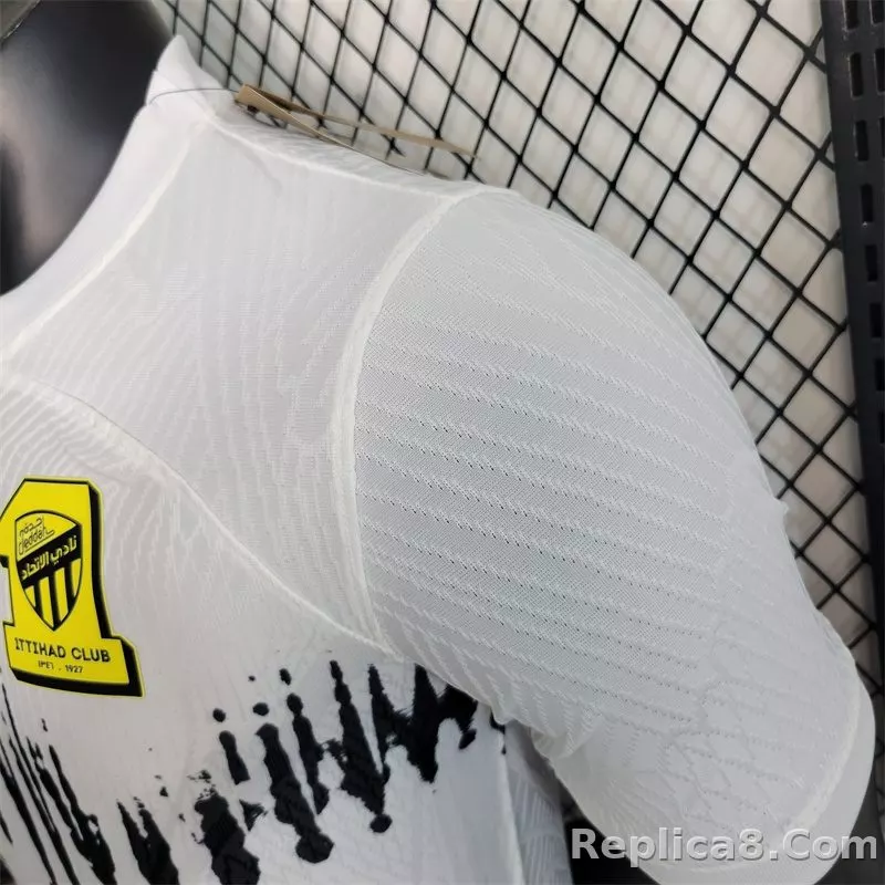 23-24 Al-Ittihad(Jeddah United) Away Jersey Player Version - detail