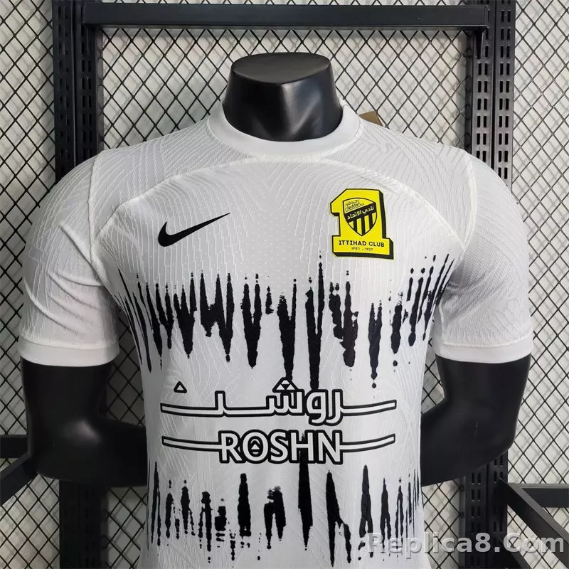 23-24 Al-Ittihad(Jeddah United) Away Jersey Player Version - detail