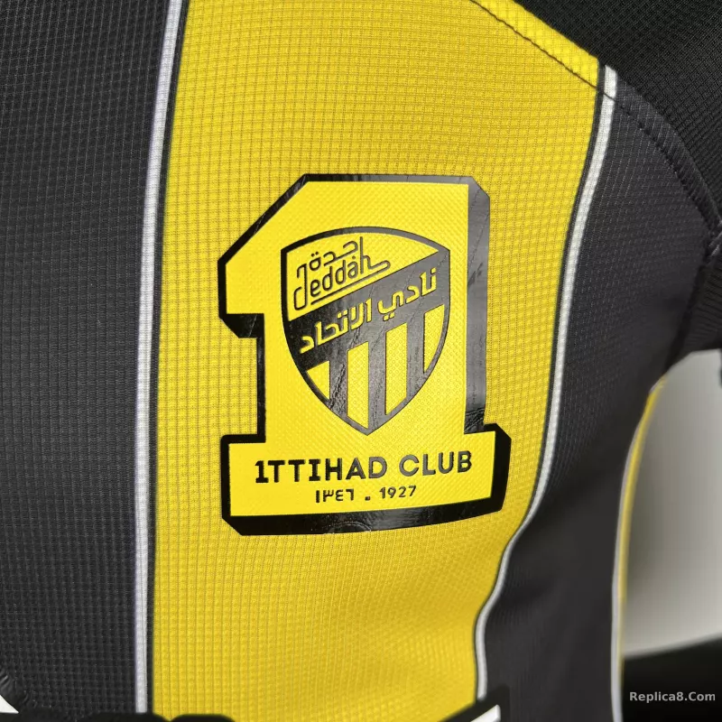 23-24 Al-Ittihad(Jeddah United) Home Jersey Player Version - detail