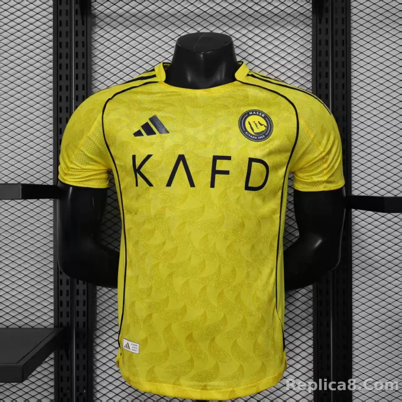 25-26 Al-Nassr Victory Home Soccer Jersey Player Version