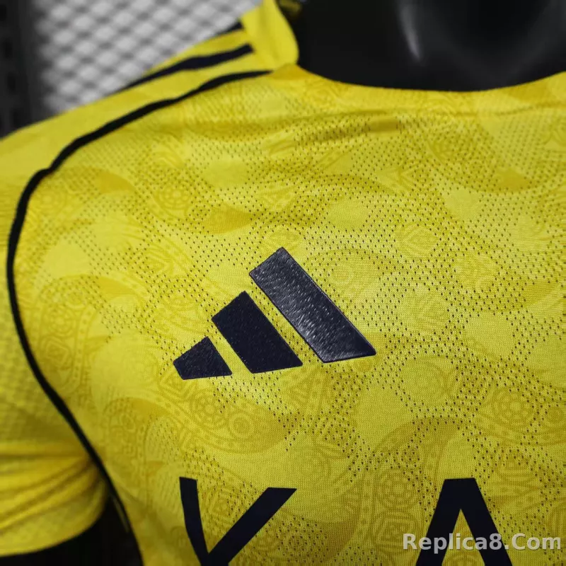25-26 Al-Nassr Victory Home Soccer Jersey Player Version - detail