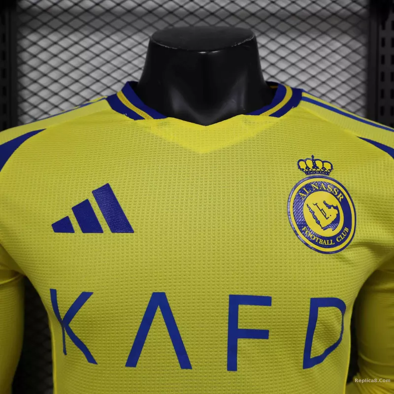 24-25 Al-Nassr Victory Home Player Version Long Sleeve - detail