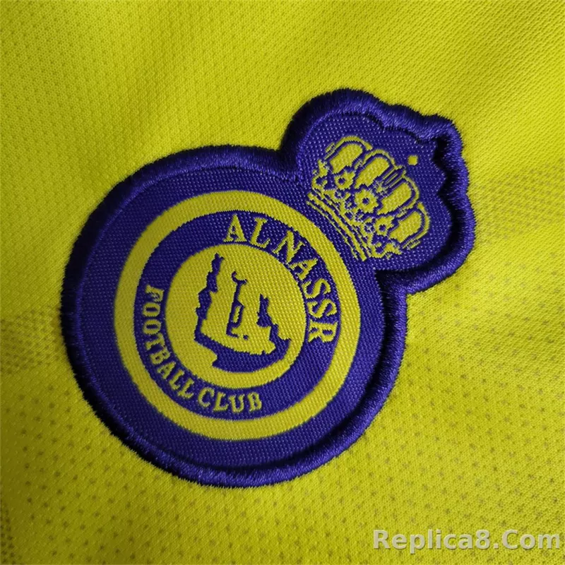 22-23 Al-Nassr Victory Home Kids Kit Jersey+Shorts - detail