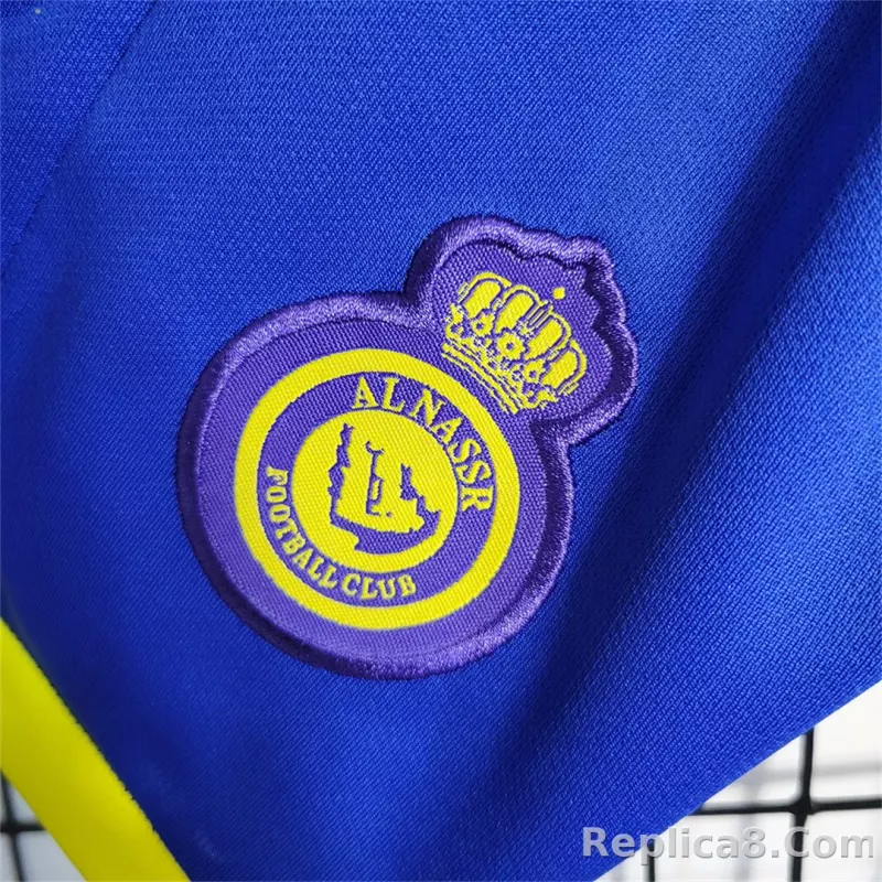 22-23 Al-Nassr Victory Home Kids Kit Jersey+Shorts - detail