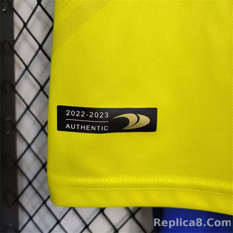 22-23 Al-Nassr Victory Home Kids Kit Jersey+Shorts - detail