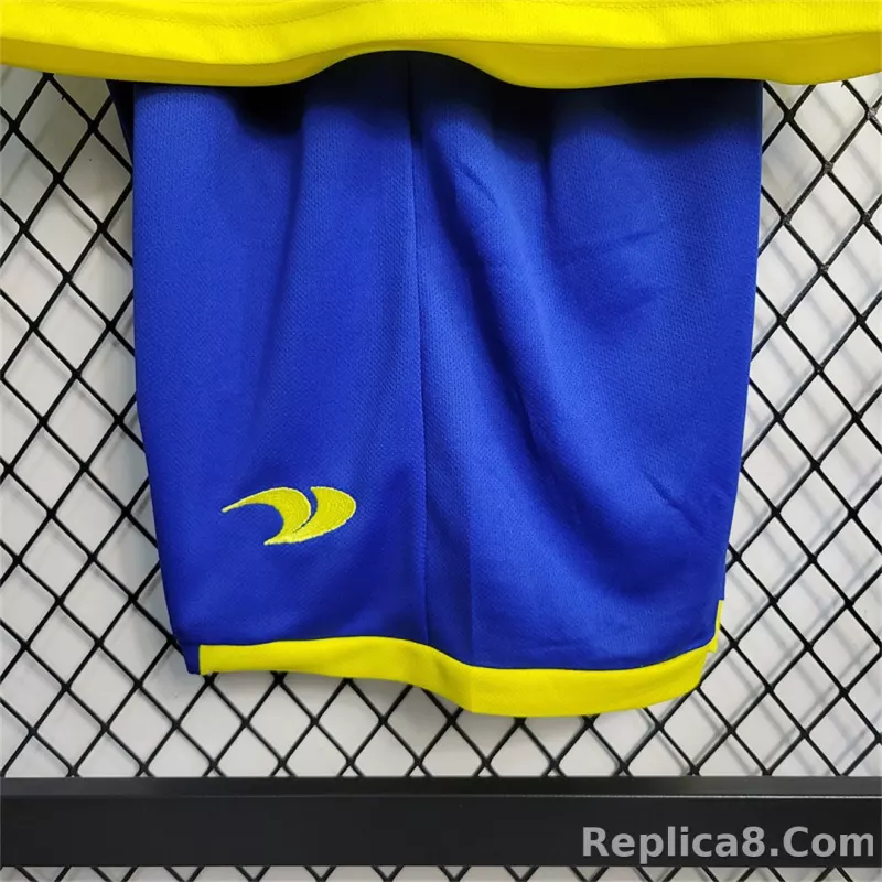 22-23 Al-Nassr Victory Home Kids Kit Jersey+Shorts - detail