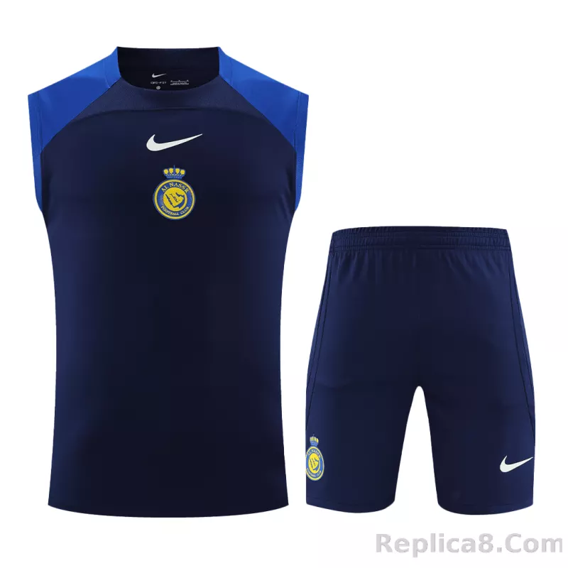 23-24 Al-Nassr Victory Sleeveless Training Kit Top+Shorts
